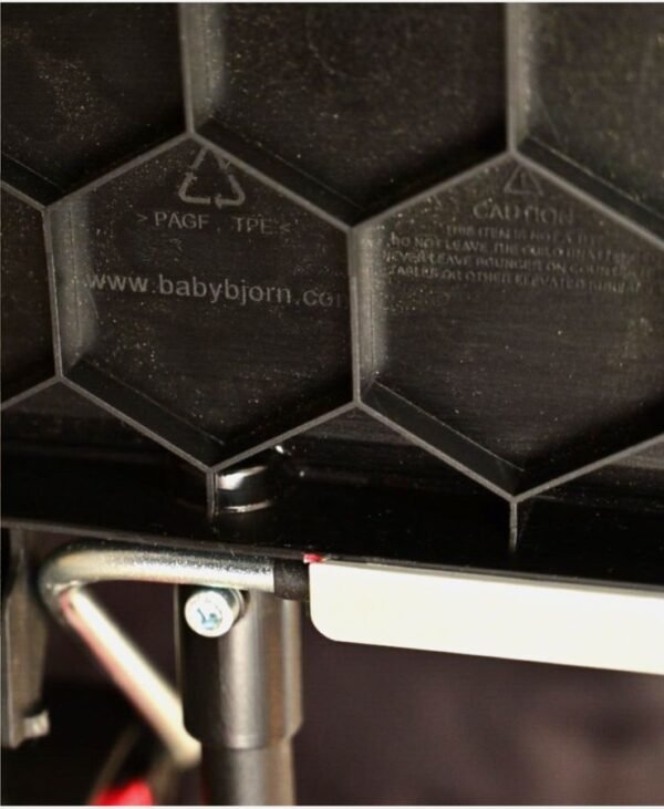 BabyBjorn Baby Bouncer with brand new Soft Blue Fabric Cover Excellent condition. - Image 8